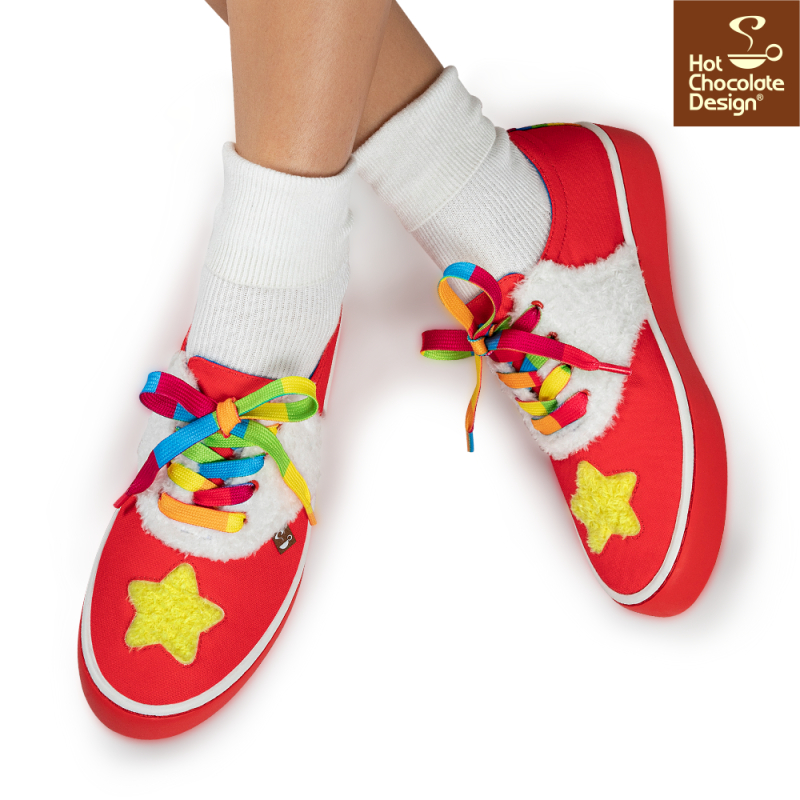 Rød Star Fluff Sneakers - Sneakers