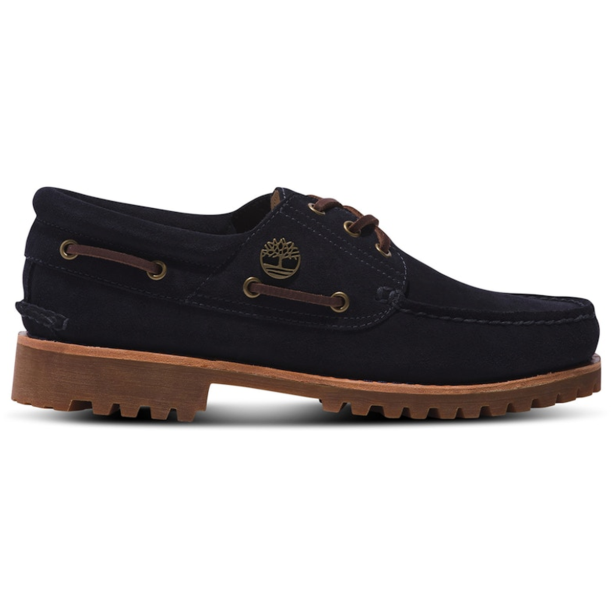 Timberland Authentic Eye Boat Shoe Dark Blue Suede - Timberland Sneakers