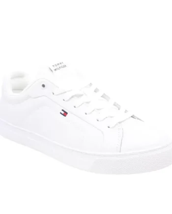 Hvid Icon Court Lth Flag Ess Fm0fm05317 Ybs - Tommy Hilfiger Sneakers  - 8720638211907