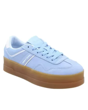 SUGARPLUM BLUE The Grrenwich Flatform Suede En0en02734c12 - Tommy Hilfiger Sneakers  - 8721106387124