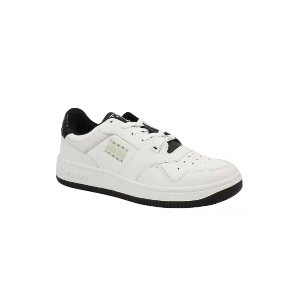 ECRU Tommy Hilfiger Retro Basket Animal Print En0en02534 Ybl - Tommy Hilfiger Sneakers - 8720645604785