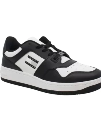 Sort Tommy Hilfiger Tjm Basket Leather Em0em01378 Bds - Tommy Hilfiger Sneakers  - 8720646958269