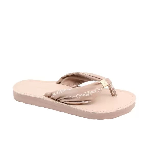 CLAYSTONE Toomy Hilfiger Chain Print Elevated Sandal Fw0fw08519 Afc - Tommy Hilfiger Sandaler - 8720638840404