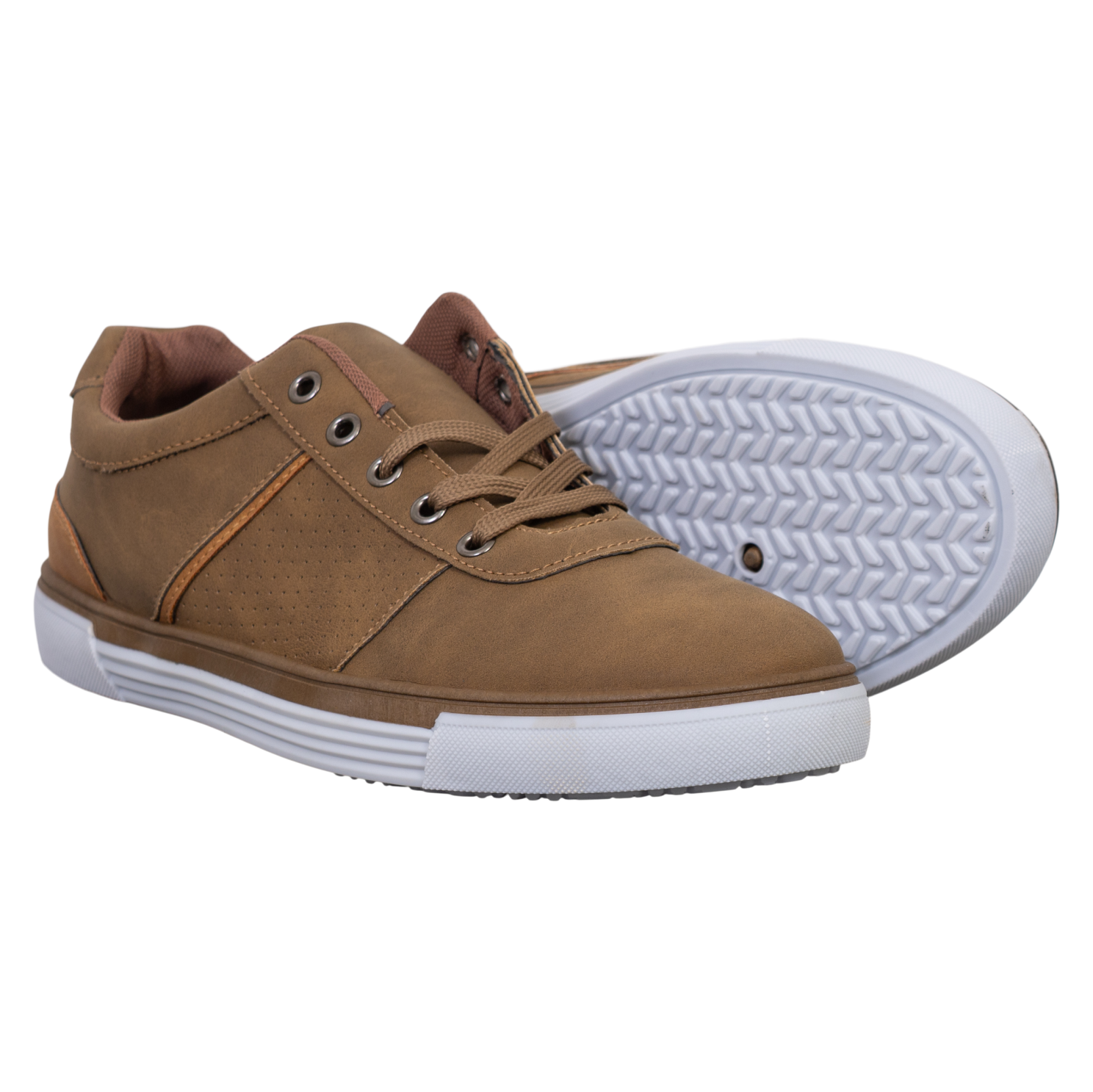 Brown Anyway Herre Sko - Anyway Sneakers - 5714470246657